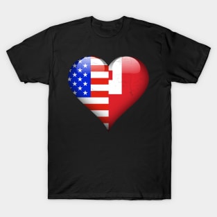 Half American Half Togan - Gift for Togan From Tonga T-Shirt